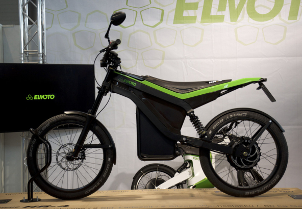 Elektromoped ELMOTO Hr-4. Der Hersteller sitzt in Stuttgart.