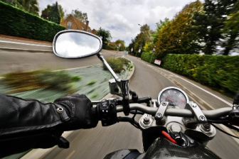 Mit dem Motorrad unterwegs