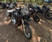 Motorradparkplatz auf dem Eifelgelände des LVRR. Foto: Lenzen