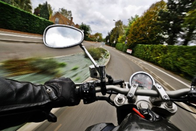 Mit dem Motorrad unterwegs