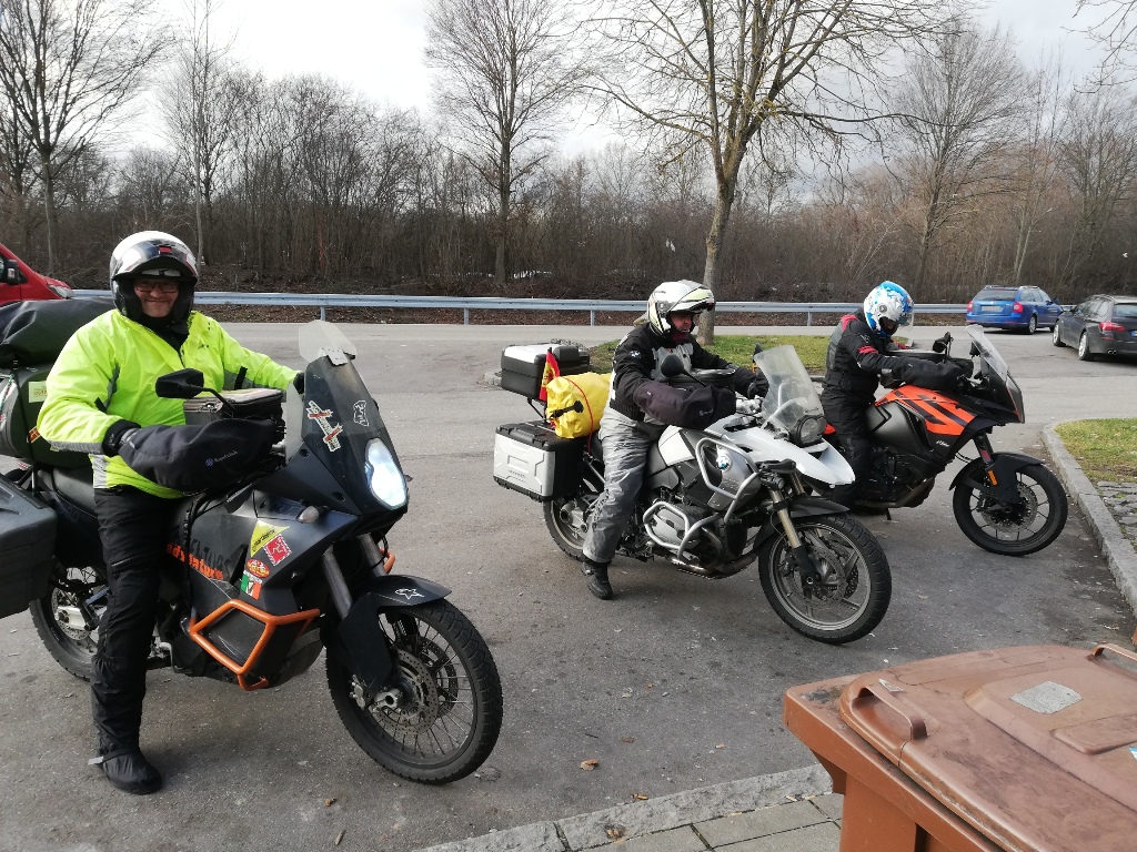 Drei Biker aus Madrid Drei Biker aus Madrid